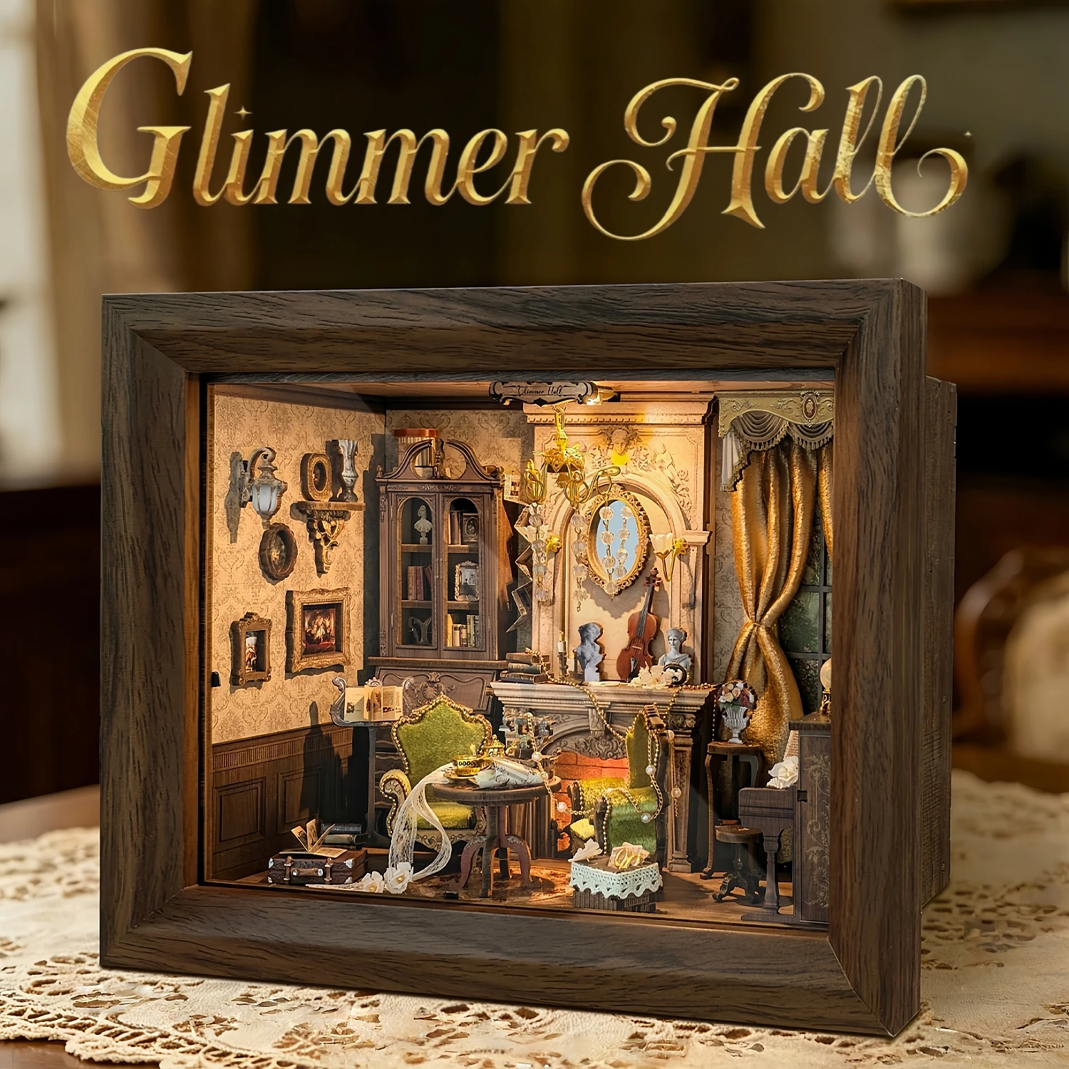 Engraved Wood Frame - Kit de Modélisme 3D DIY en