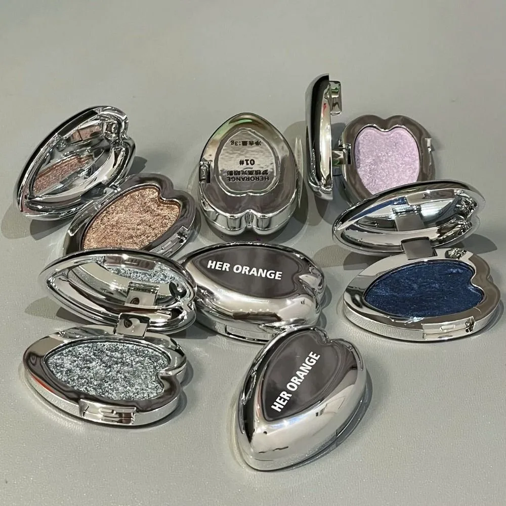 Paleta Cieni do Powiek z Brokatem, Połyskiem, Diamentowym Blaskiem, Metalicznym, Perłowym, Multichromowym i Rozświetlaczem