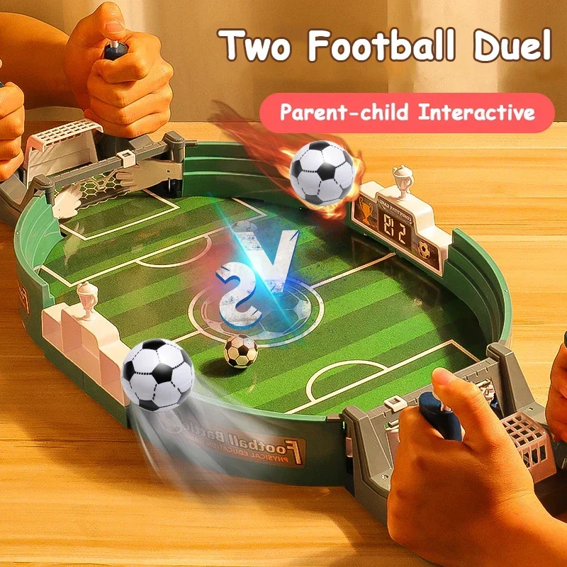 Soccer Table Football Board Game, for Family Party Game Tabletop Play Ball Soccer Toys, Portable Sport Outdoor Toy Gift for Kids