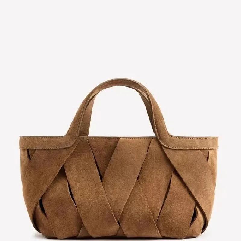

Luxury Faux Suede weave Solid Shoulder Bags High Quality Simple Versatile Fashion New Style Handbags for Women 2025 Hot