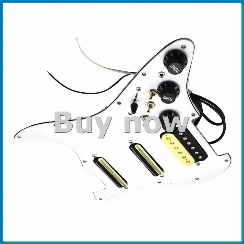 Electric Guitar Pickguard Pickup Wiring Loaded Prewired Pickguard Guitar Pickguard Scratchplate Pickup Assembly-AD23