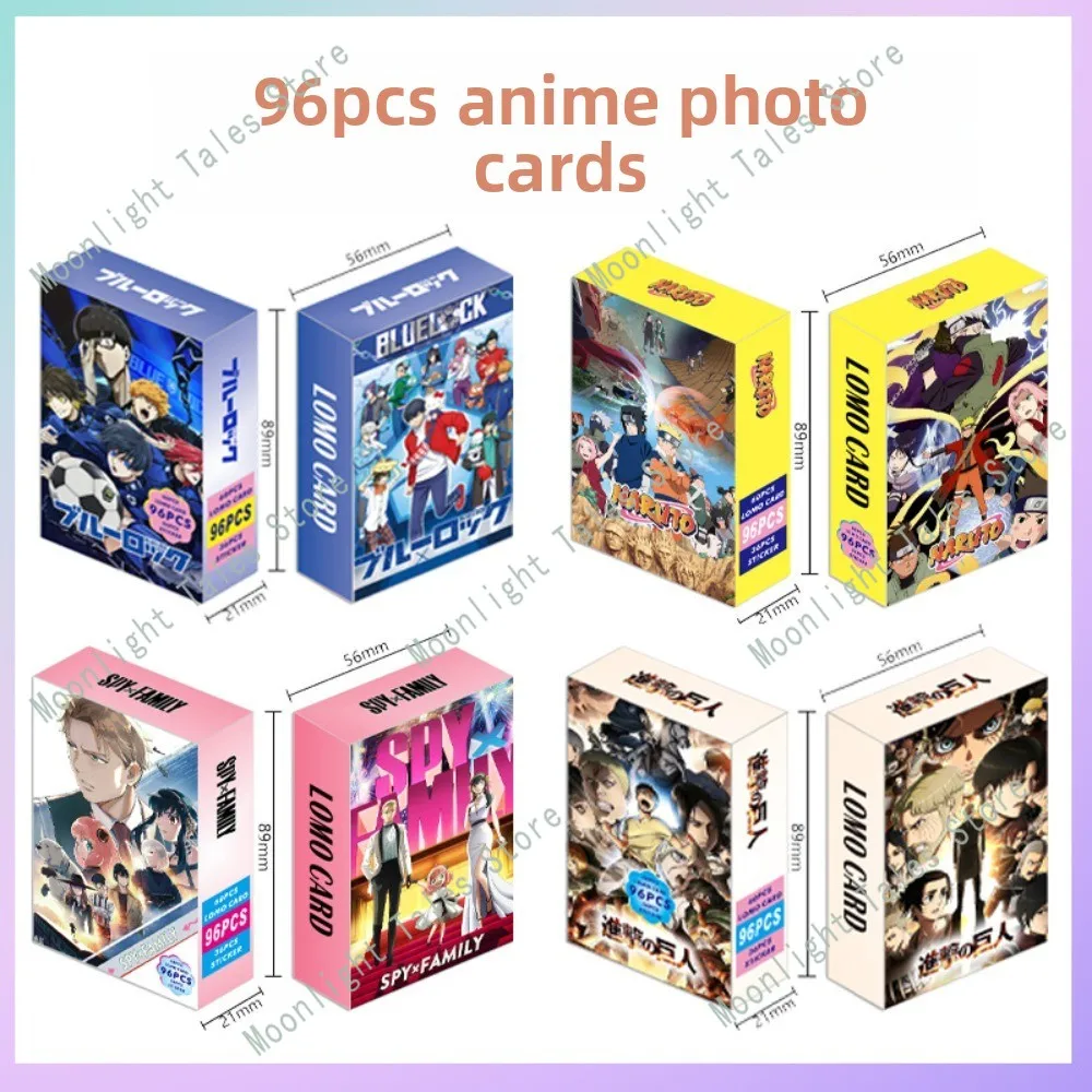 

New 96PCS Genshin Identity V Time Agent Cards Collapse Spy Play House Mo Dao Zushi Anime Small Cards Stickers Anime Fans