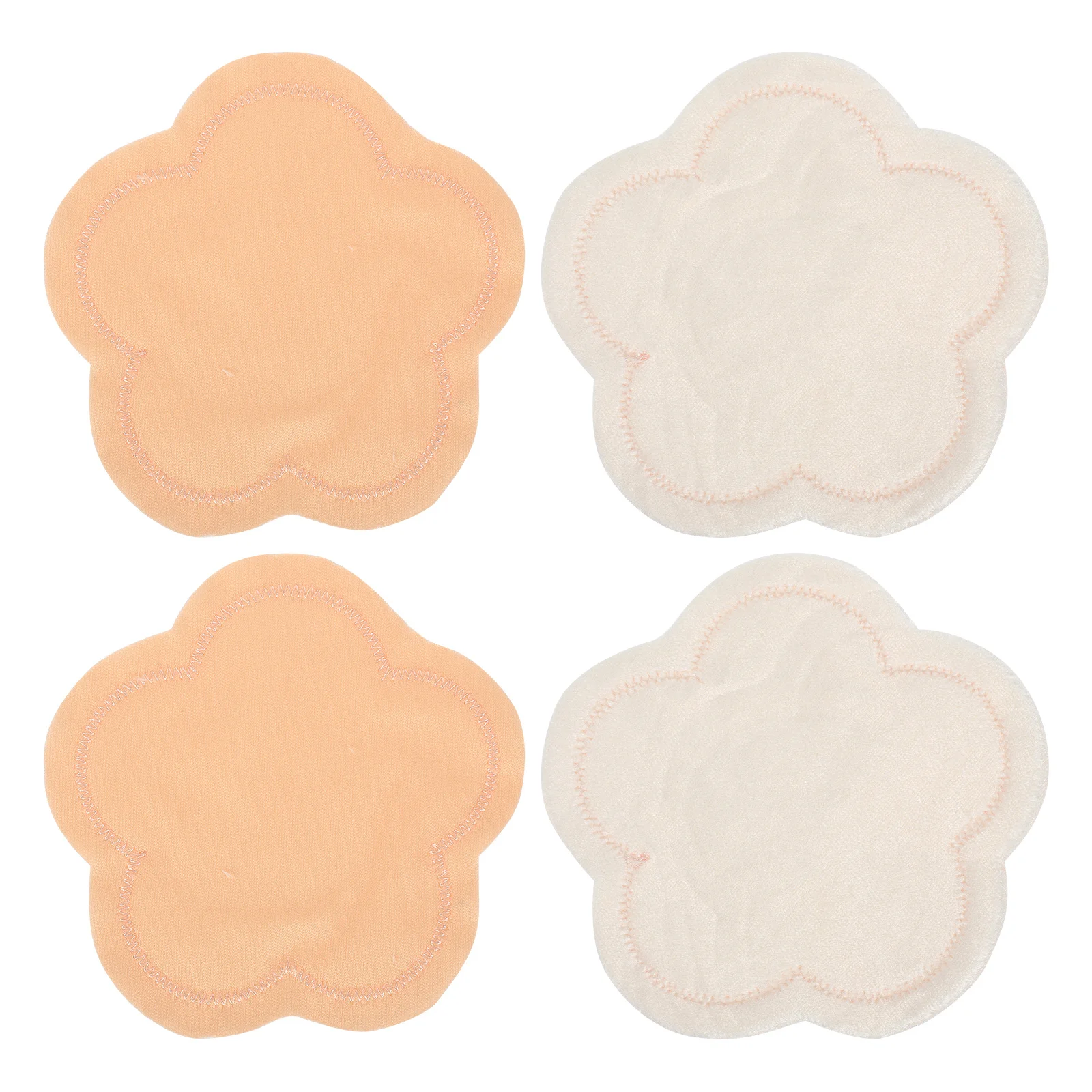 

2Pairs Reusable Breast Pads No Trace on Skin Good Leakproof Performance Practical Durable Nursing Pads Reusable Nursing Pad