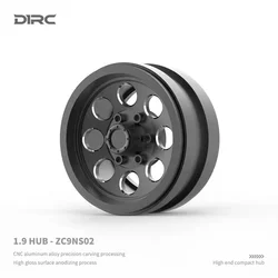 4pcs D1RC 1.9 inch Hole-Design Beadlock RC wheel Rim For 1:10 1:8 Traxxas TRX-4 TRX4 RC4WD D90 D110 TF2 Axial SCX10 90046