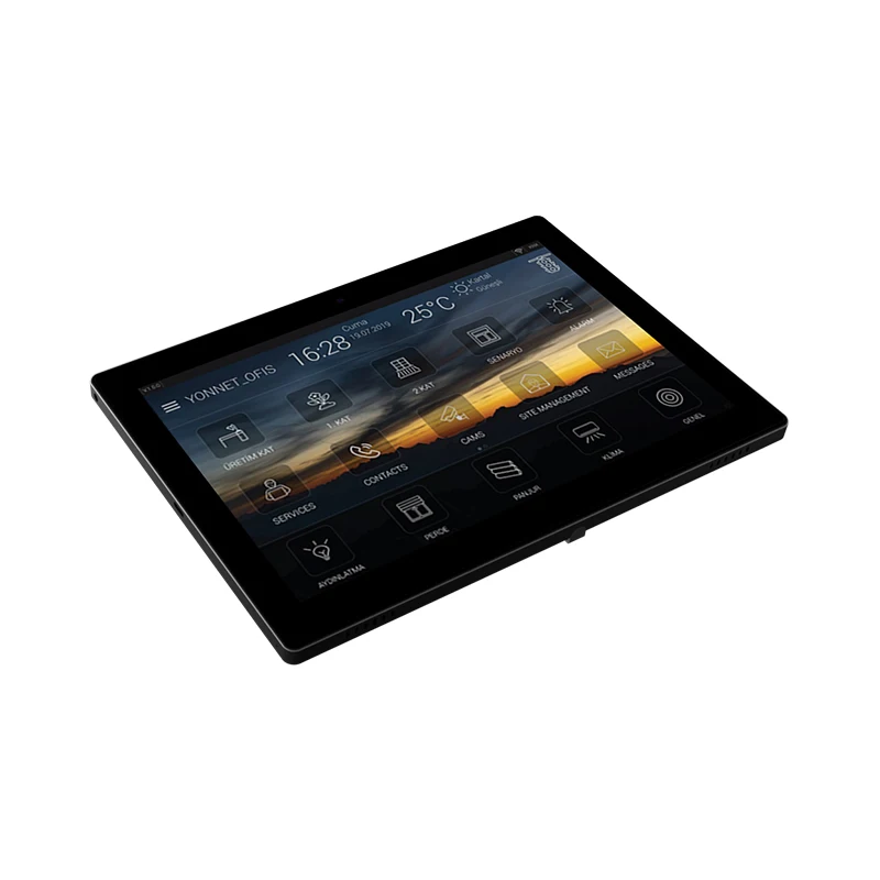 Rockchip RK3566 2GB RAM لوحة اللمس المتعددة المنزل الذكي RS485 Tuya App USB مصدر الطاقة 4G للفنادق والسيارات YC-SM1011 #4