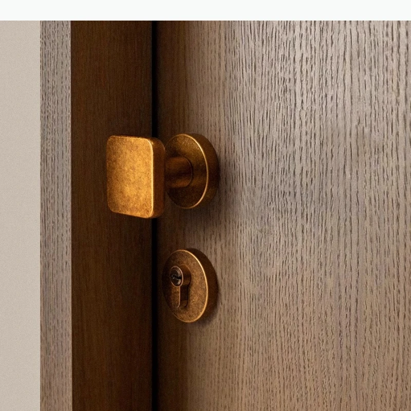 

Metal Silent Lock Retro Lock Indoor Safety Split Locks Single Sided Door Locks Hardware Accessories