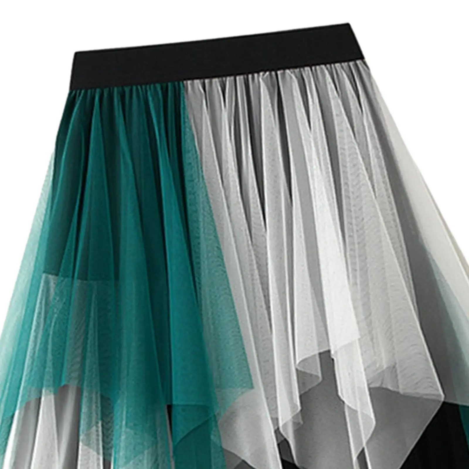 Women's Tulle Skirt Half Skirt A Line Trendy Dress MIDI Length Fairy Skirt Tutu Skirt for Casual Wedding Prom Evening Party