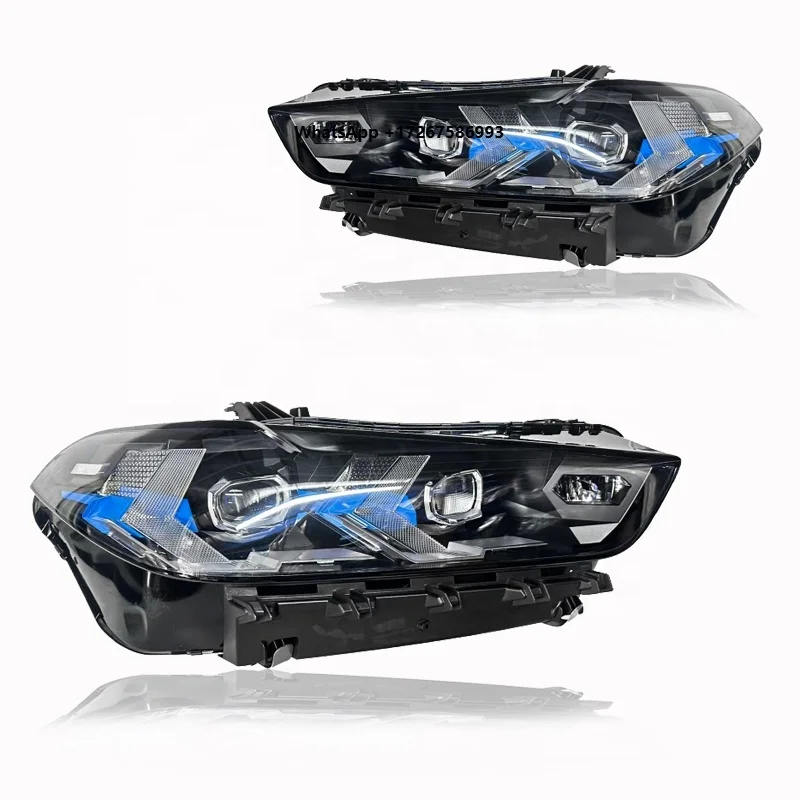 High-End Auto Parts LED Headlight for X5 X6 G18 12V High-Cool Color 6000k  Headlamp Supports Modification Upgrade