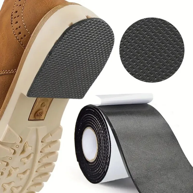 1 Roll Anti Slip Shoe Tape EVA Self Adhesive Noise Reducing Sole Protector for Heels Furniture Legs Wear Resistant Cut to Size