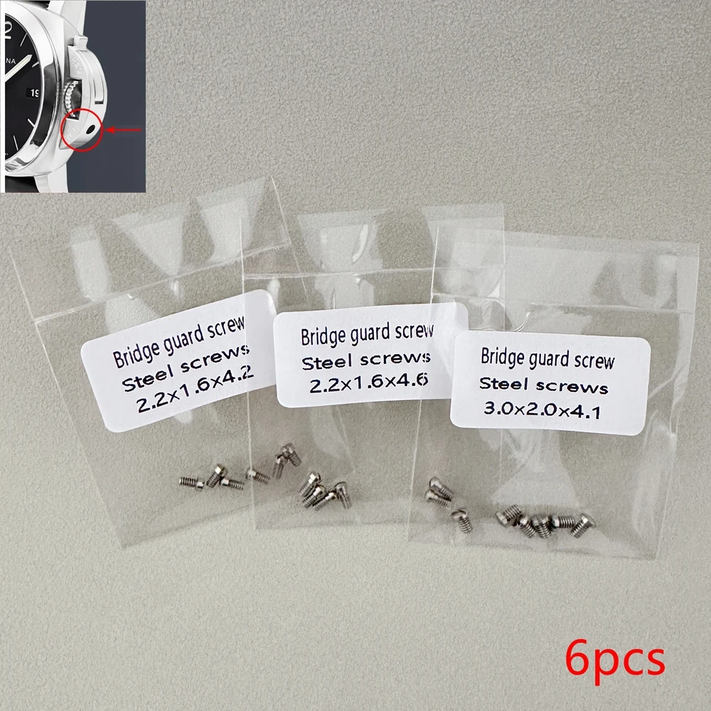 Для Panerai винтовой фитинг мост ушной винт крепежный болт из нержавеющей стали 441/111/005/359/312 запасные части