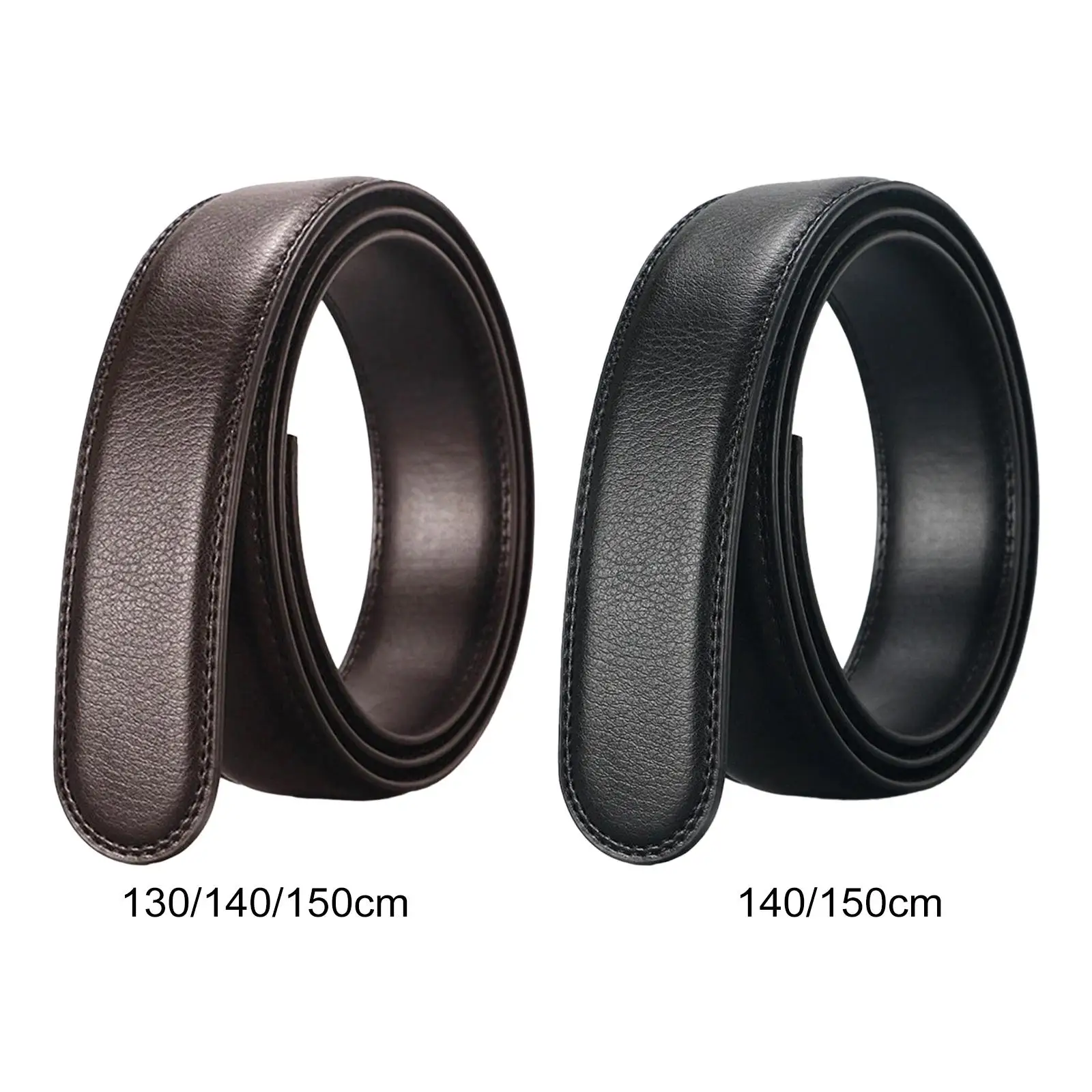 Automatic Belt Strap Men Replacement Belt Strap Simple Fashion Waistband 1 3/8
