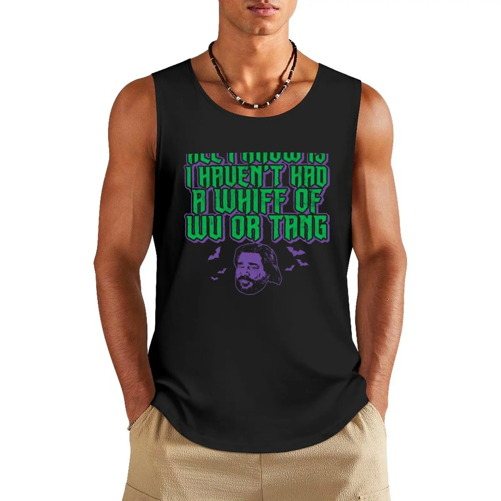 

Haven't had a Whiff of Wu or Tang - WWDITS - distressed Tank Top sleeveless gym for men sleeveless man shirts
