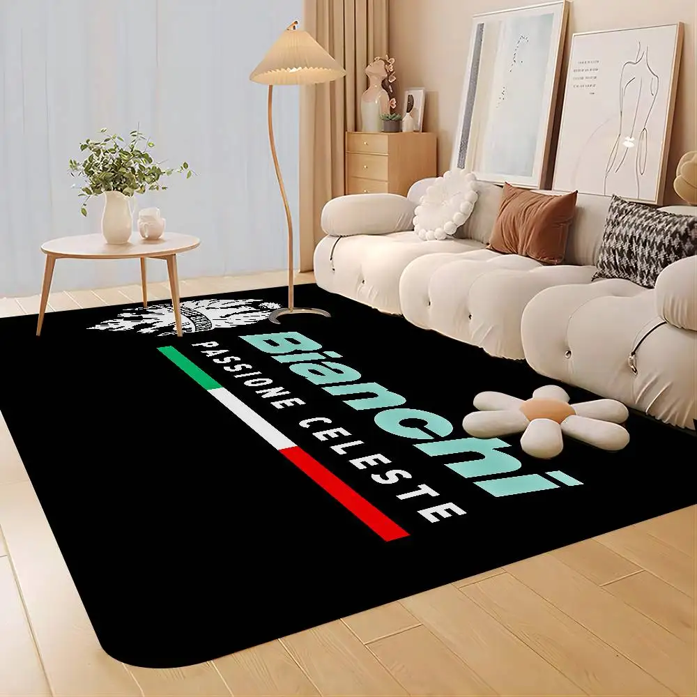 B-Bianchi Bike Room Mats Retro Multiple Choice Living Room Kitchen Rug Non-Slip Welcome Rug