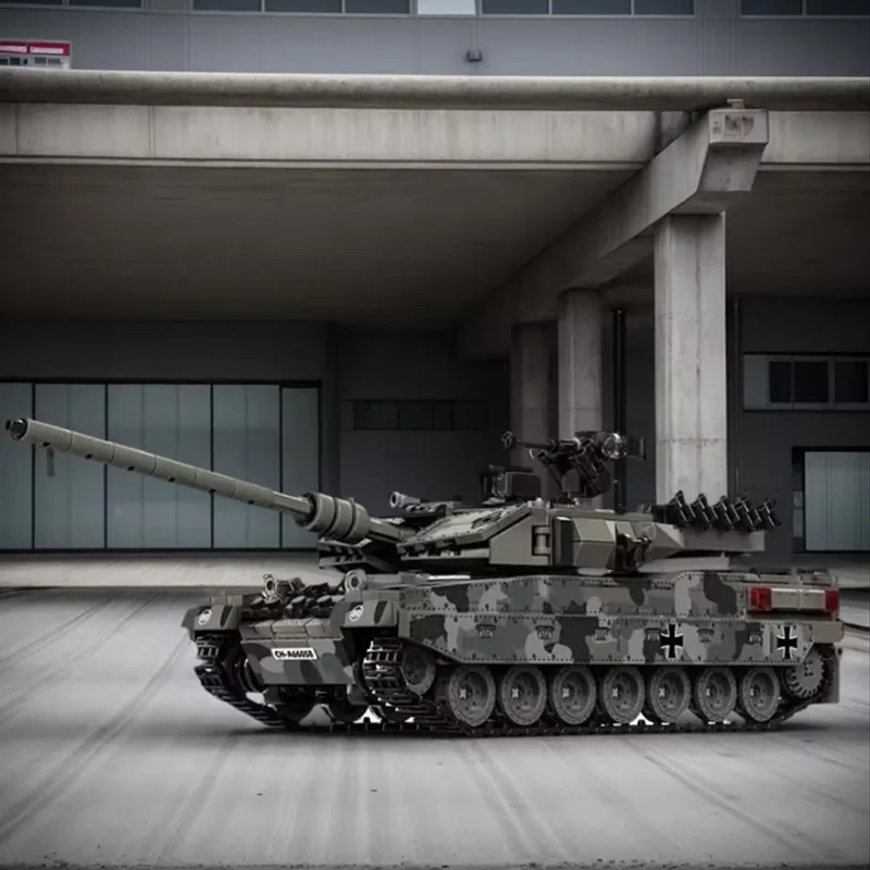 

Военная серия: Конструктор «Тяжелый танк Leopard 2A7» (модель из кирпичиков), наборы для сборки, креативные игрушки для мальчиков и взрослых, подарки на Рождество, тематика Второй мировой войны