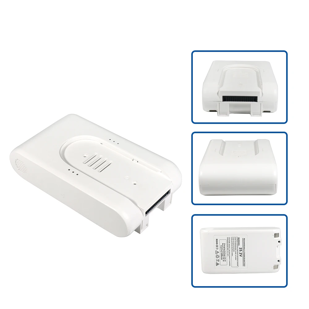 

25.2V 2.0Ah 2000mAh Rechargeable li-ion Battery Pack ,for Xiaomi Mijia G9/G10 Wireless Vacuum Cleaner 2000mAh Accessories
