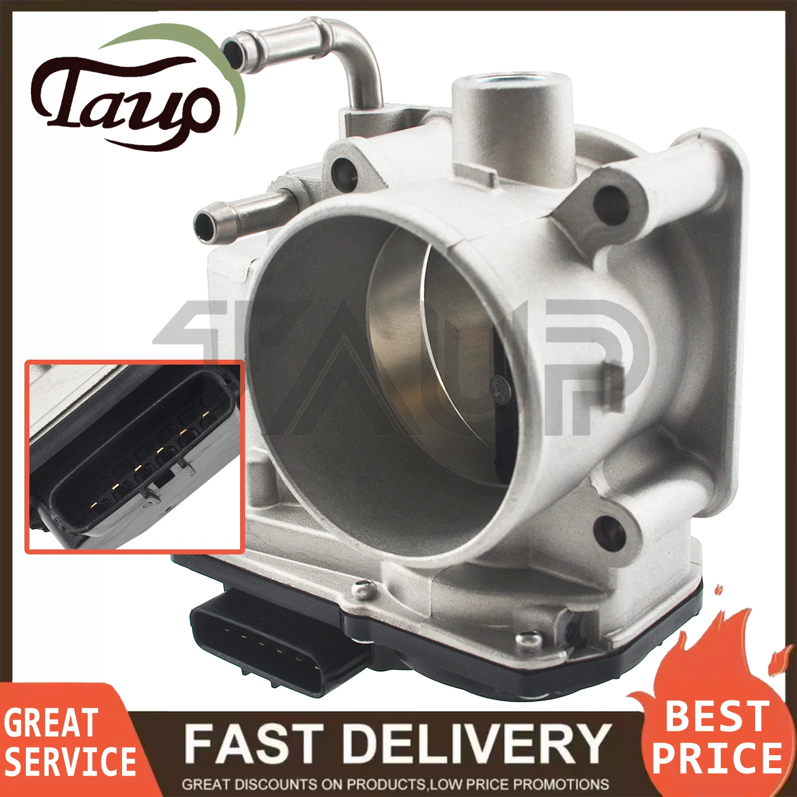 60mm Electronic Throttle Body Valve 16119-3TA0A For 161193TA0A For Nissan Frontier Altima Rogue 14-19 L4 2.5L Body Acceleration