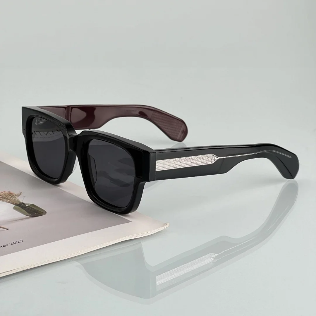 Square Acetate Sunglasses Unisex Japan Handcrafted Designer Fashion Eyeglass Frame Eyewear