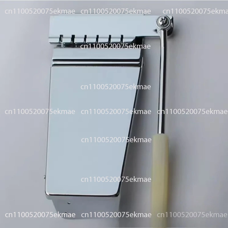 

Tremolo bridge string plate for electric guitar; Jazz tremolo bridge string plate