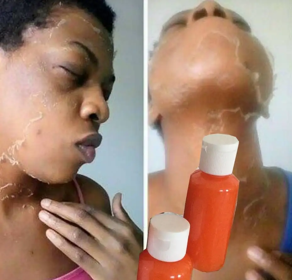 Orange Peeling Lotion Brightening & Balancing Serum, Pure Radiance Against Dark Spots, Face Peeling