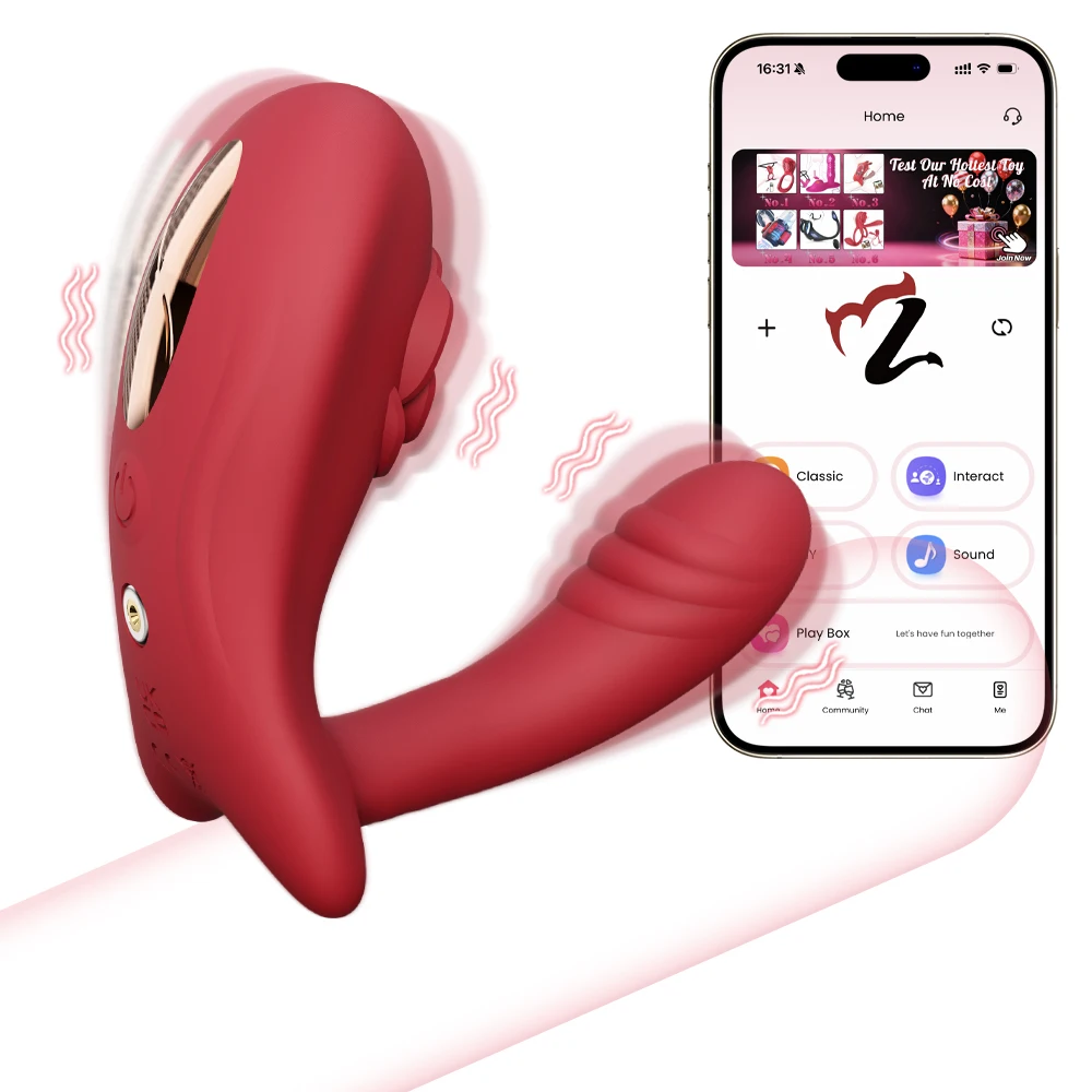 App Remote Control Wearable Clitoral G Spot Vibrator Adult Sex Toys for Women Powerful Quiet Panty Vibrators Penis Pleasure Sex