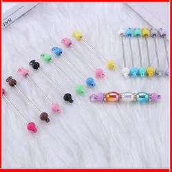 50pcs Creative New DIY Bead Keychain Pendant DIY Wedding Birthday Favors for Guests Bridesmaid Gift Baby Shower Gift for Guest