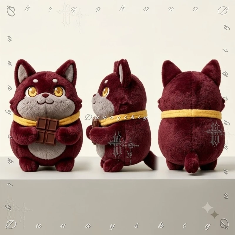 20cm Love and Deepspace Badge New Role Valko Sitting Body Plush Cotton Stuffed Wigs Cute Bed Decor Anime Style Halloween Decor view 4