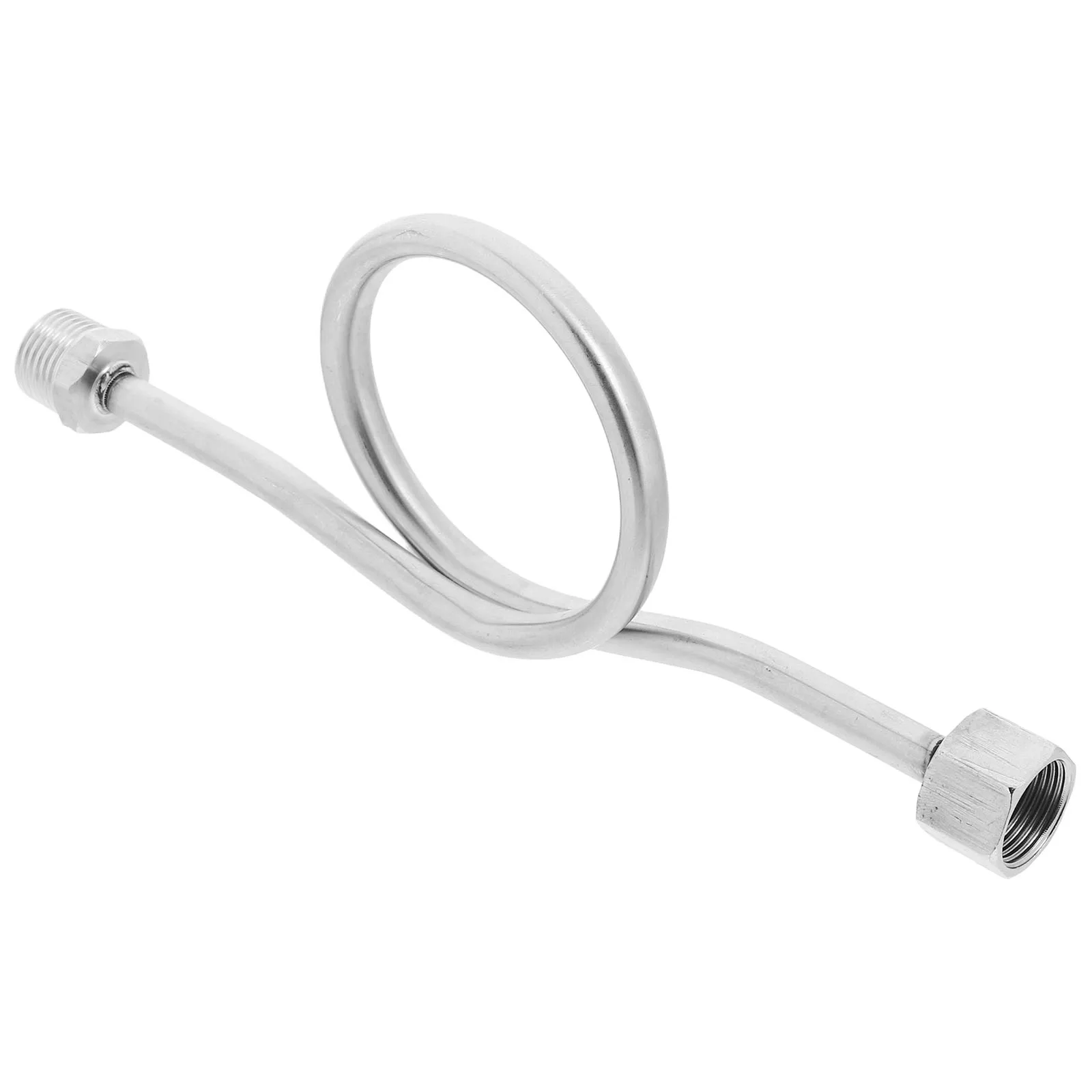 

Stainless Steel Pressure Gauge Connection Tubing Installation Practical Robust Pipe Sturdy Hardware