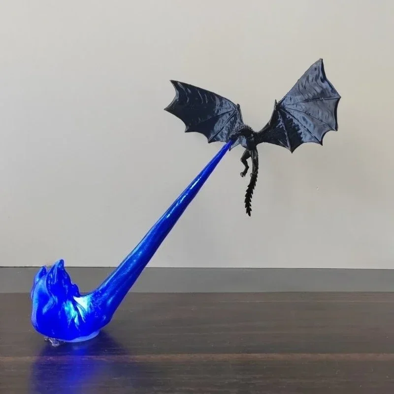 Creatieve Decoratie 3D Afdrukken Draak Vlam Boek Hoekje Boekenplank Kamer Decoratie Desktop Ornament Verjaardag Kerstcadeau