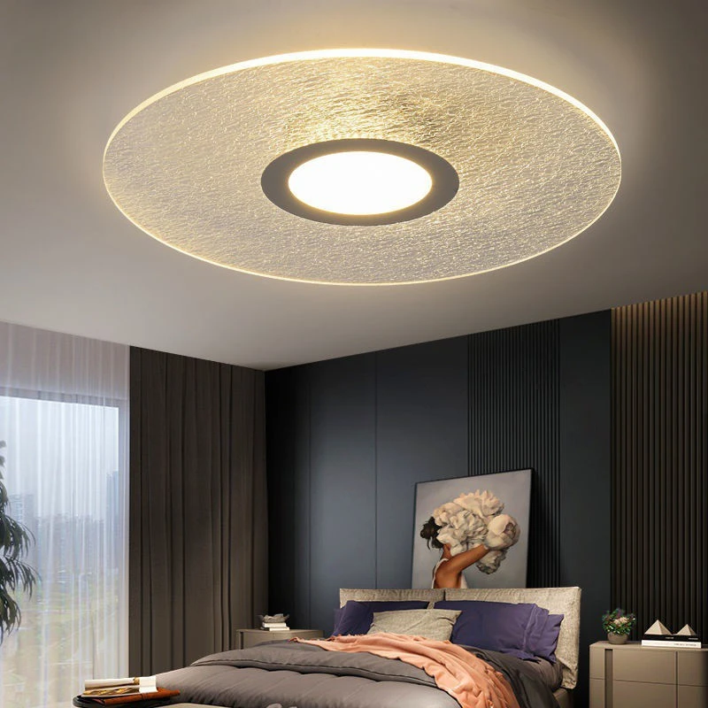 Modern Luxury Large Glass Restaurant Led Ceiling Light for Room Nordic Living Room Board Home Decor Light Fixtures for Celling