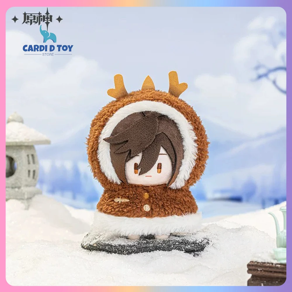 new-genuine-genshin-impact-stuffed-plush-doll-genshin-impact-keychains-ornament-gift-trendy-play-snowy-fun-series-plush-figure