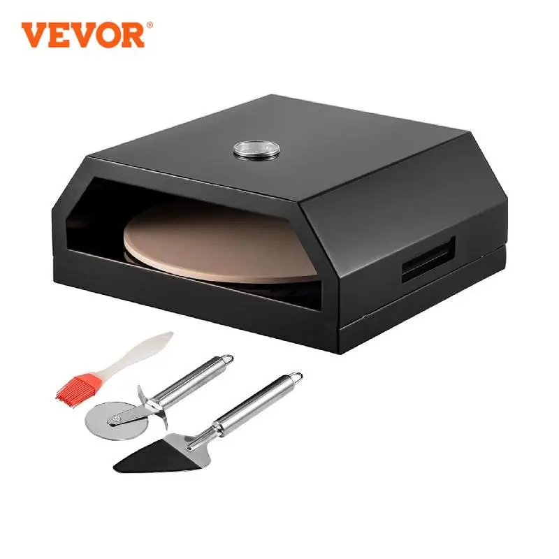 VEVOR 12" Outdoor Pizza Oven Making Machine Stainless Steel Temperature Range From 75-450℉ for Beach Parties Camping Commercial