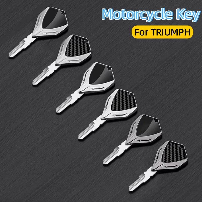 Blank Motorcycle Key ​​For TRIUMPH Street Triple 765 Rocket 3R GT Tiger 900 1200 Trident 660 Speed Triple 1200 RS Bonneville T10