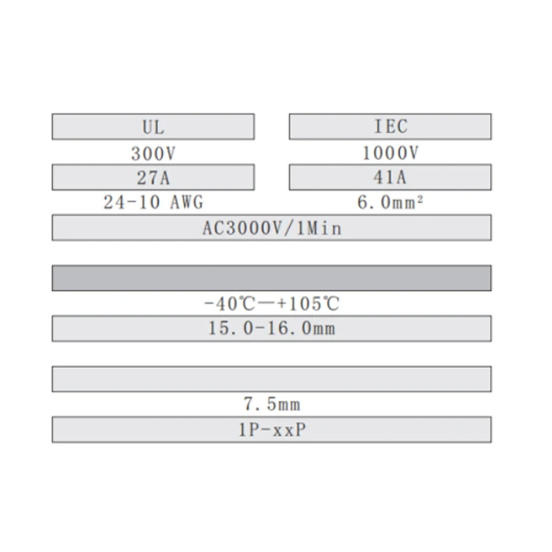 10 Pieces KF206 7.5 2P 3P 4P 5P 6P 7P 8P 9P 10P 12P Double Row Direct Plug 7.5mm Pitch Spring Loaded PCB DG2206 Terminal Blocks