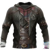 West Cowboy Cosplay Hoodies Men Women Clothing Santa Claus Hoodie Sweatshirt Comforts Long Sleeved Pullover Tops Streetwear