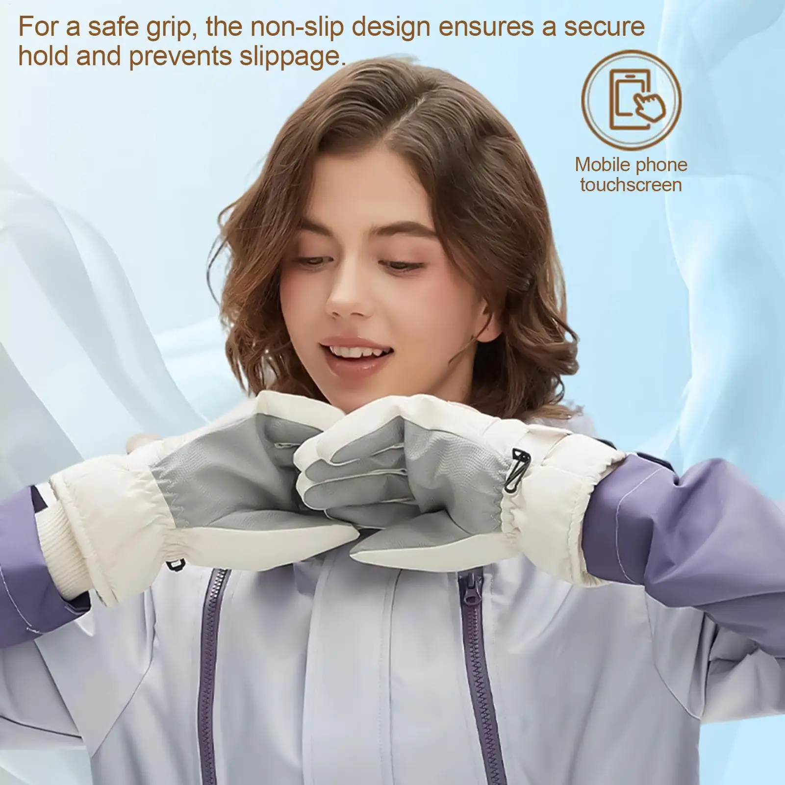 

Heated Motorcycle Gloves 3 Levels Rechargeable Touchscreen Hand Warmers Men Electric Gloves For Cycling Motorcycling Outdoor