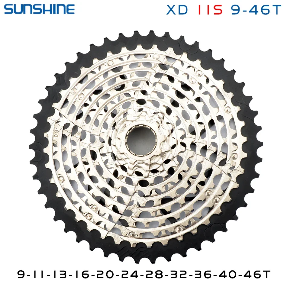 SUNSHINE MTB Bike CNC XD Cassette 11 12 Speed K7 12V/11V Mountain Bike Flywheel 10-50/52T Sprocket 9-42/46/50T For SRAM  EAGLE