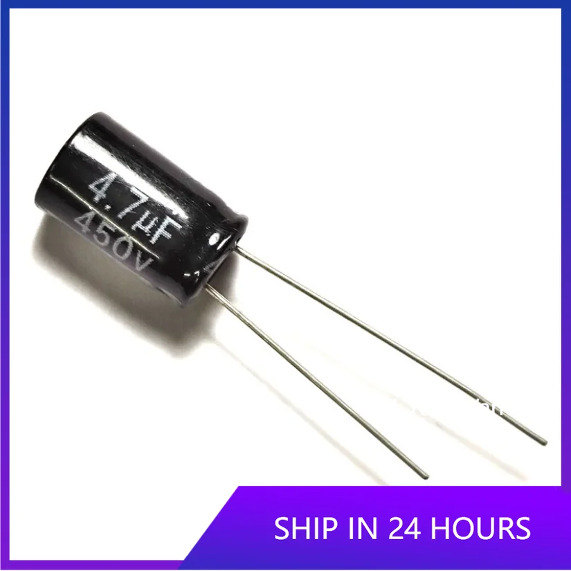 Aluminum Electrolytic Capacitor 450V 2.2 3.3 4.7 6.8 10 15 22 33 47 68 82 100 120 150 220 UF MFD