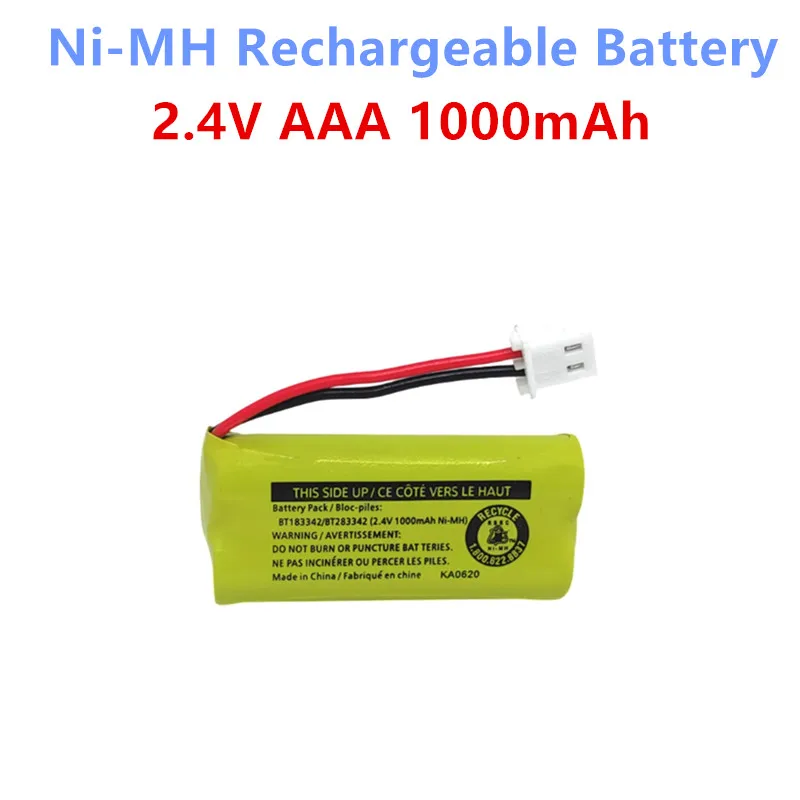 2.4V Aaa 1000Mah Ni…