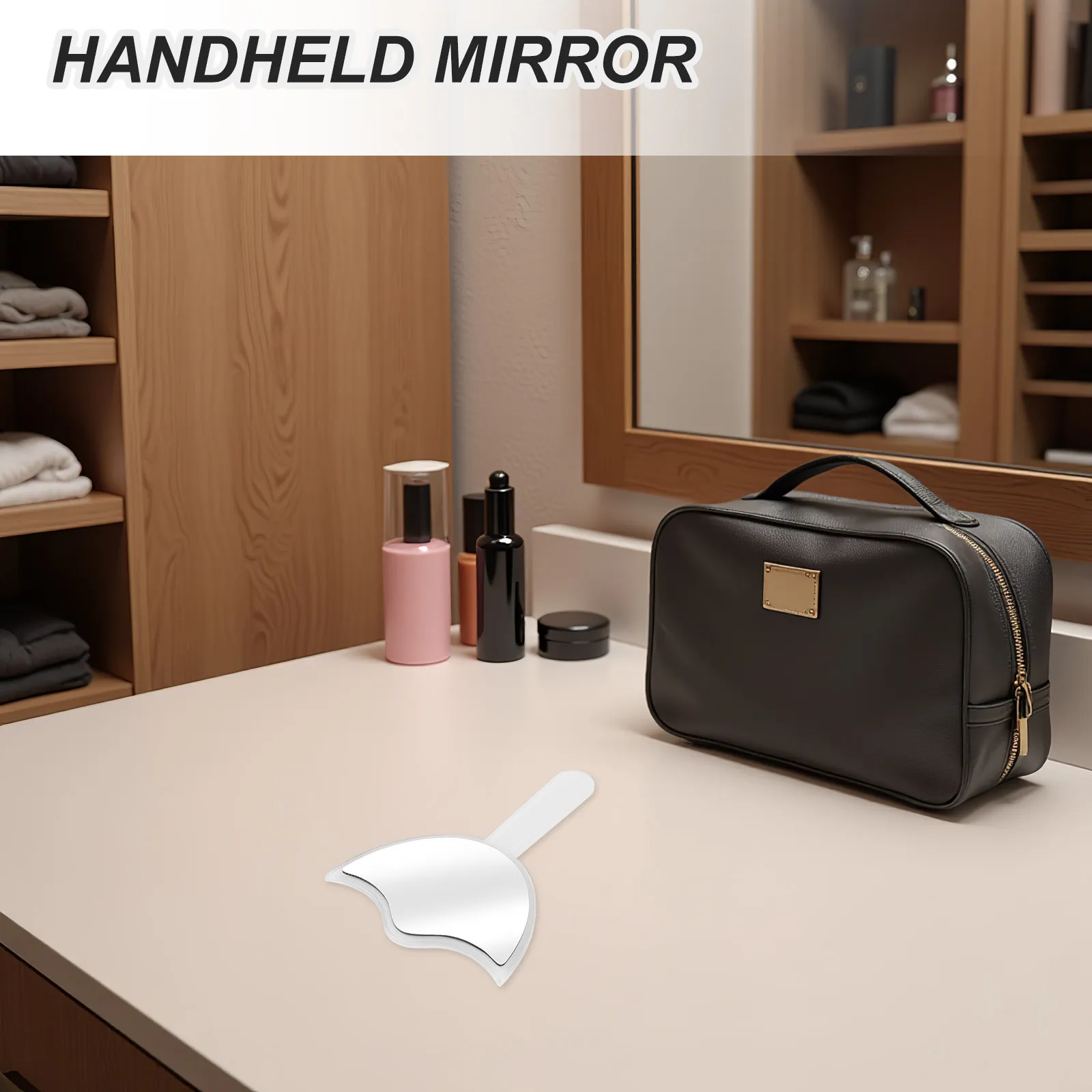 Acrylic Mirror For Eyelash Extensions Handheld Compact Hairdressing Travel Equipment Business