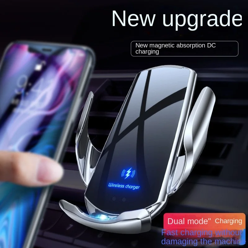 OllyMurs-Car Mobile Phone Wireless Charging Holder Automatic Induction Navigation Car Supplies New Universal Cellphones Baseus