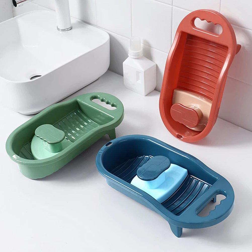

Washboard Small with Handle Clothes Washing Girl Convenient Mini Pp Child for Socks