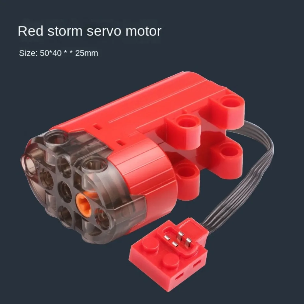 PF MOC Building Blocks Funzioni di alimentazione Parti di motori tecnici grigio/rosso FAI DA TE 2.0 Versione aggiornata Servomotore Ricevitore Controller