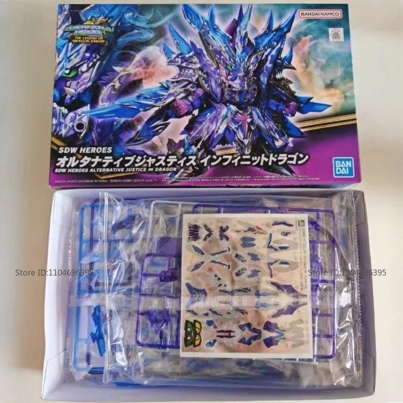 Na stanie Nowe figurki Gundam SDW HEROES Alternative Infinite Justice Dragon Popularne, zabawne, do składania, mecha, lalki, prezenty