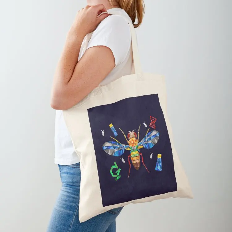 

Drosophila- Gem of Genetics Tote Bag tote bag university sac pour femme hand bag ladies tote bags aesthetic