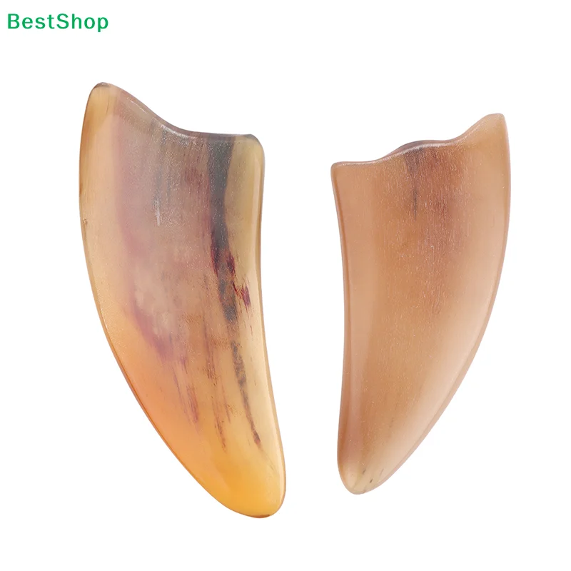 ✂Face Scraping Massage Tool Horn Scraper Comfortable Circulation Stimulating Body Scraping Board Lightweight Portable