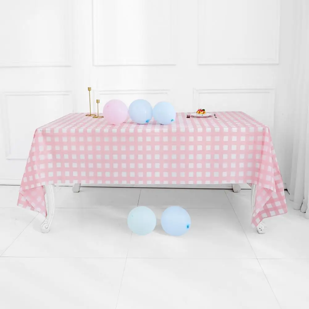 

Waterproof Tablecloth Easy to Clean Tablecloth Waterproof Disposable Tablecloth Set for Picnics Bbqs Parties for Outdoor