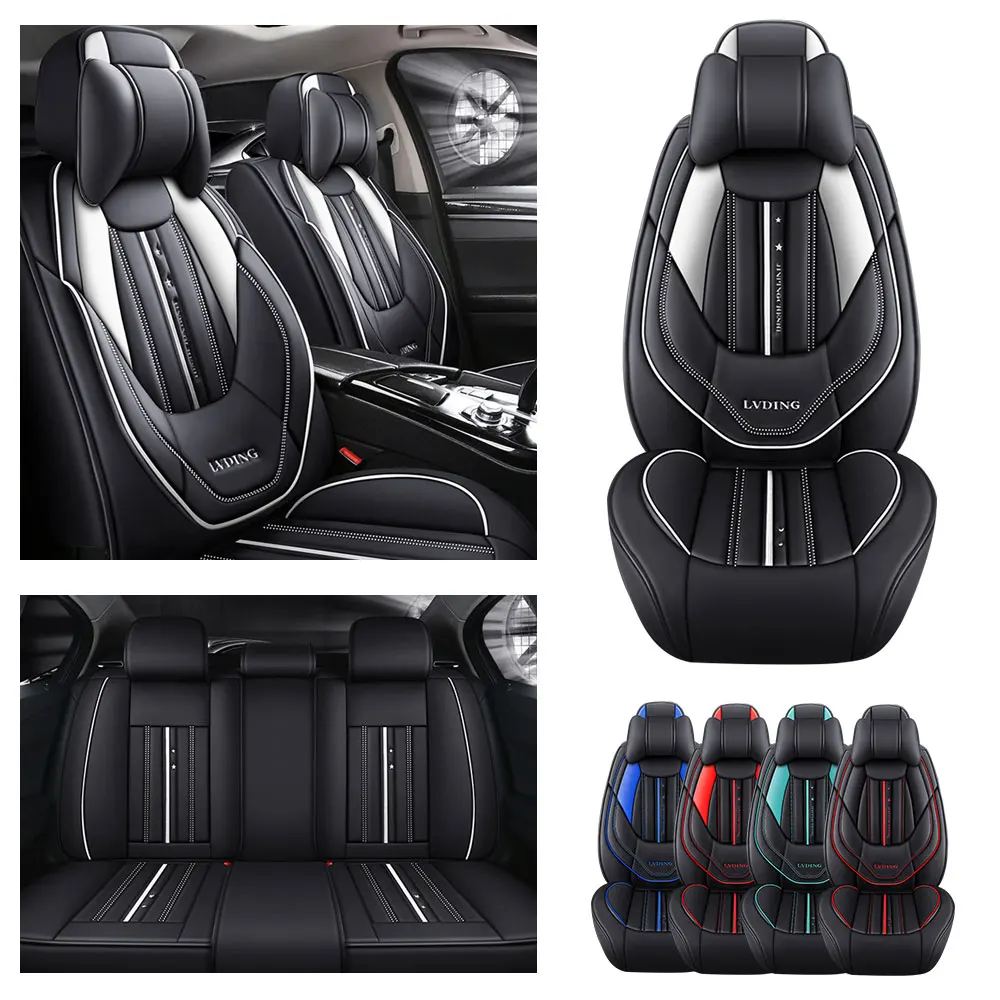 Car Seat Covers Set For Citroen E-Méhari Traction Berlingo C-Crosser C-Zero Waterproof Luxury Car Interior Accessories