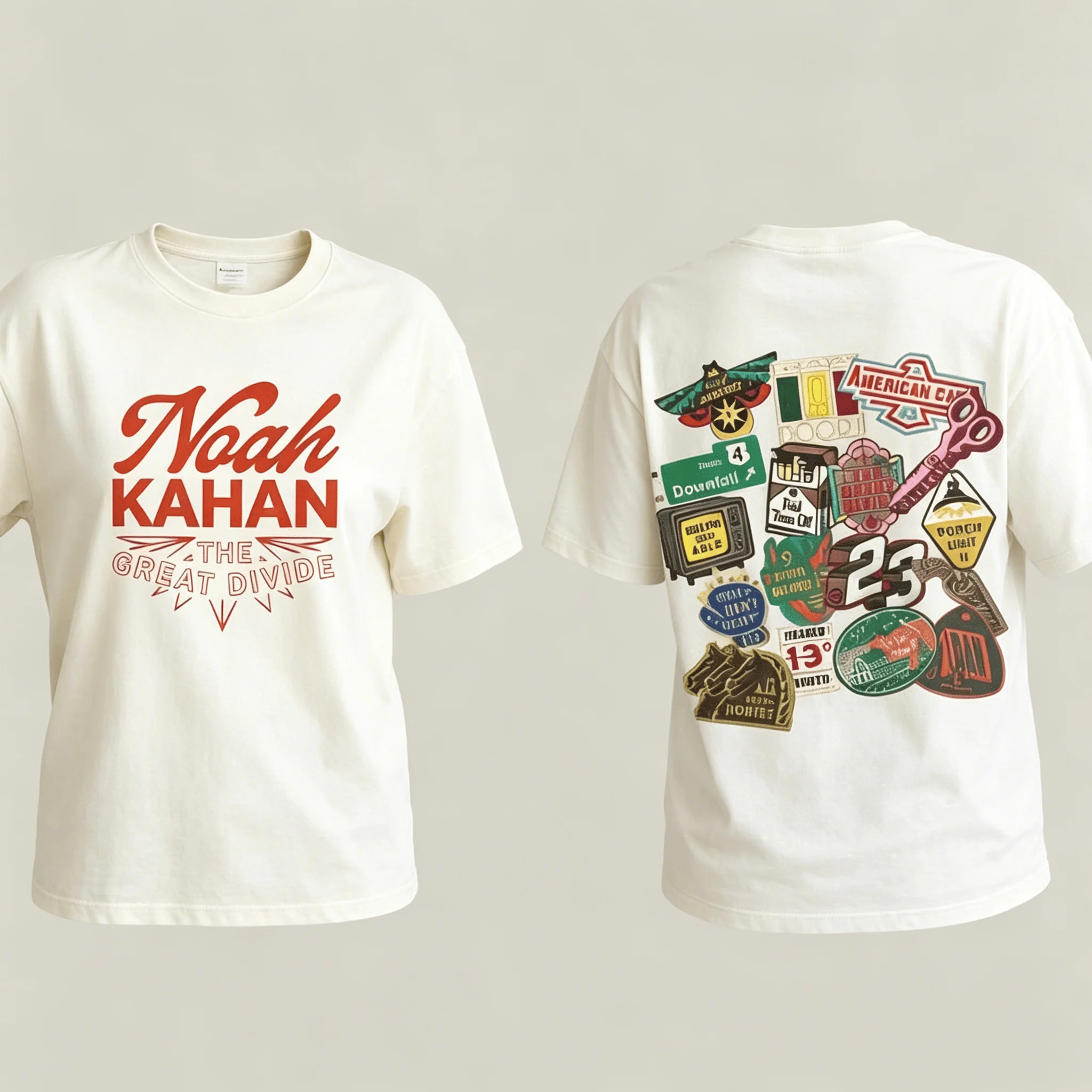 Noah Kahan The Great Divide Tour 2026 Konzert-T-Shirt, 100 % Baumwolle, für Herren und Damen, beliebtes, übergroßes, lässiges Vintage-T-Shirt, Fan-Geschenk – Detail 8