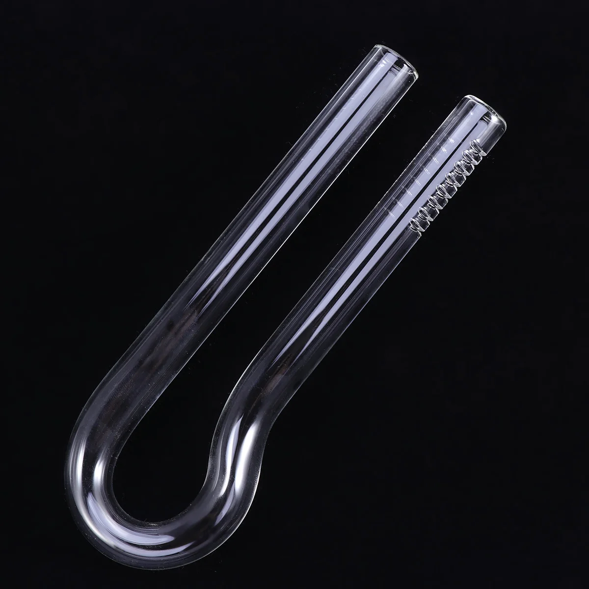 

R Shaped Glass Water Inlet Outlet Tube Aquarium 17cm Design Stable Flow Fish Tank Water Tube Oxygen Dissolving