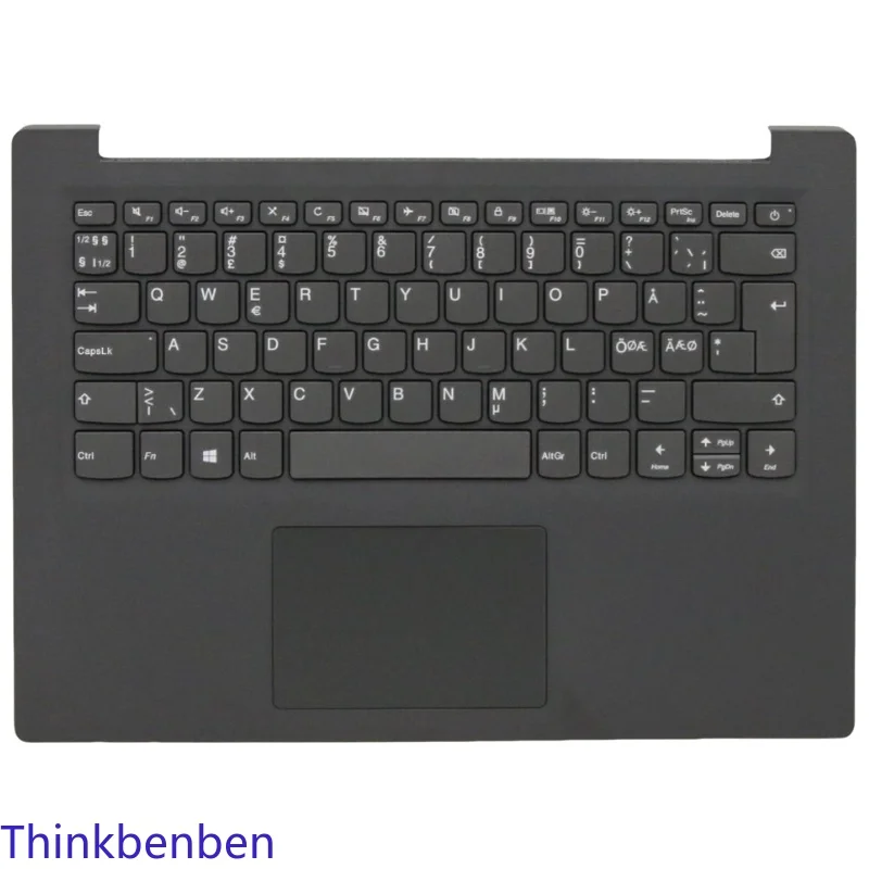 NDC Nordic Texture Iron Gray Keyboard Upper Case Palmrest Shell Cover For Lenovo V14 ADA ARE IGL IIL IKB IWL 5CB0W44149